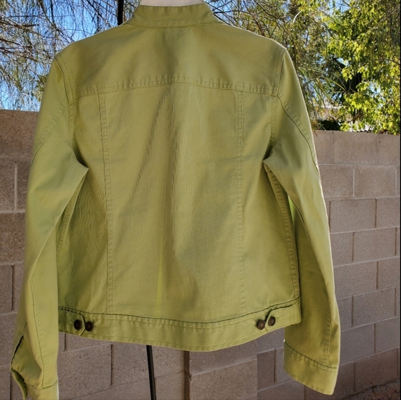 Charter Club Fine Corduroy Mint Green Light Jacket Blazer Sz Petite Sz 2-4 - Picture 3 of 12